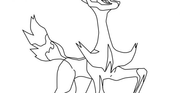Coloriage Pokemon Xerneas à Imprimer Gratuit Coloriage Pokemon X Et Y Xerneas