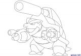 Coloriage Pokemon Xyz Coloriage Méga tortank Pokemon   Imprimer