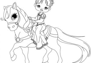 Coloriage Poney Et Cheval Coloriage Princesse à Cheval A Imprimer Gratuit