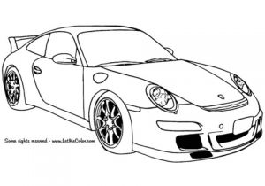 Coloriage Porsche 911 Coloriage Porsche 911 Gt3