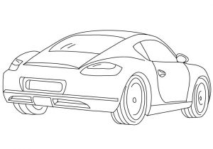 Coloriage Porsche 911 Coloriages Porsche Cayman   Colorier Fr Hellokids