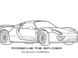Coloriage Porsche 918 Coloriage Porsche 918 Spyder