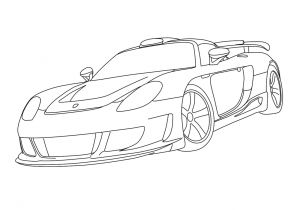 Coloriage Porsche Carrera Gt Fantastic Porsche Panamera Coloring Pages Image Collection