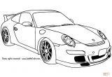 Coloriage Porsche Carrera Gt Porsche 911 Gt3 Coloring Page