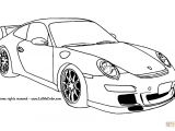 Coloriage Porsche Carrera Gt Porsche 911 Gt3 Coloring Page