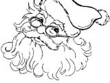 Coloriage Portrait Pere Noel Coloriages Pere Noel En Portrait Page 1 Noel