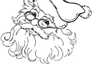 Coloriage Portrait Pere Noel Coloriages Pere Noel En Portrait Page 1 Noel