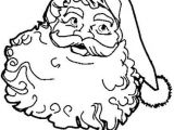 Coloriage Portrait Pere Noel Coloriages Pere Noel En Portrait Page 1 Noel