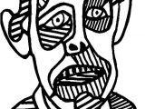 Coloriage Portrait Picasso 9 Best Coloriages Adultes Jean Dubuffet Images On Pinterest