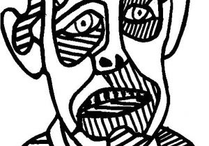 Coloriage Portrait Picasso 9 Best Coloriages Adultes Jean Dubuffet Images On Pinterest