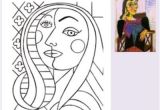 Coloriage Portrait Picasso Picasso