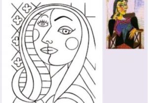 Coloriage Portrait Picasso Picasso