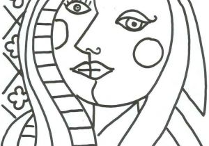 Coloriage Portrait Picasso Pin by Nihal KaradaÅ On Sanat Etkinlikleri Pinterest