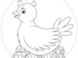 Coloriage Poule De Paques A Imprimer Gratuit Coloriage Oeufs De Poule Pour Paques Jecolorie