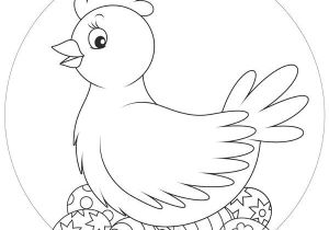 Coloriage Poule De Paques A Imprimer Gratuit Coloriage Oeufs De Poule Pour Paques Jecolorie