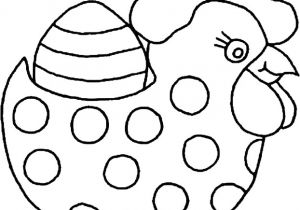 Coloriage Poule De Paques A Imprimer Gratuit Coloriage Poule De Pâques à Imprimer