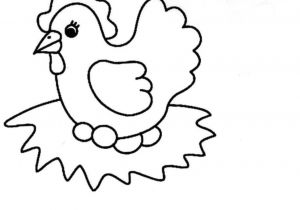 Coloriage Poule De Paques A Imprimer Gratuit Coloriage Poule Pour Paques