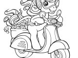 Coloriage Pouliche A Imprimer Coloriage Mon Petit Poney Conduit Une Moto Dessin Gratuit