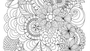 Coloriage Pour Adultes Anti Stress Flowers Abstract Coloring Pages Colouring Adult Detailed
