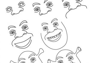 Coloriage Pour Apprendre A Dessiner Dessin Shrek