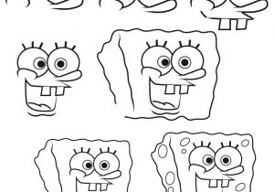 Coloriage Pour Apprendre A Dessiner Dessins Colorier Bob L Eponge Coloriages Pour Enfants Avec