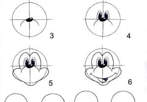 Coloriage Pour Apprendre A Dessiner Drawing Tips Tutorials All Dessiner Mickey Etape Par