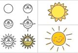 Coloriage Pour Apprendre A Dessiner Plusieurs sortes De soleils