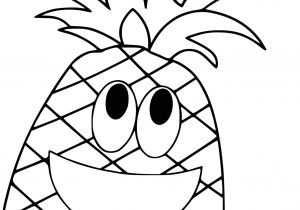 Coloriage Pour Bébé A Imprimer Dessins De Coloriage Ananas Imprimer L Meublerc