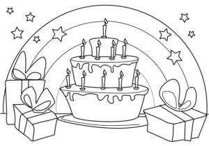 Coloriage Pour Enfant De 9 Ans Coloriage 3 6 Ans Gâteau Anniversaire 10 Ans