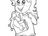 Coloriage Pour Garcon De 10 Ans A Imprimer Illustration Du Retour   L école D Une Jeune Fille  