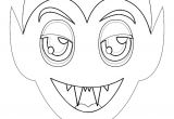 Coloriage Pour Halloween A Imprimer A Colorier La Tªte De Vampire E Masque Pour Halloween