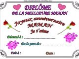 Coloriage Pour L Anniversaire De Maman Diplome Anniversaire Maman Papa