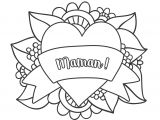 Coloriage Pour L Anniversaire De Maman Élégant Dessin A Colorier Coeur Maman – Mademoiselleosaki