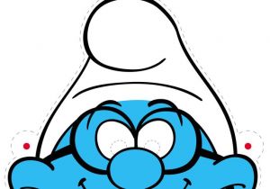 Coloriage Pour Le Carnaval Schtroumpfs Fete Bleue 1 Et 2 Et 3 Doudous Patrons