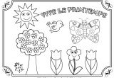 Coloriage Pour Le Printemps Coloriage Printemps Dessiné Par Nounoudunord