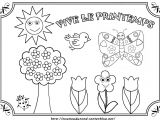 Coloriage Pour Le Printemps Coloriage Printemps Dessiné Par Nounoudunord