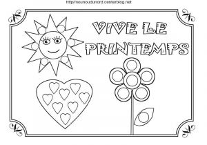 Coloriage Pour Le Printemps Coloriage Printemps
