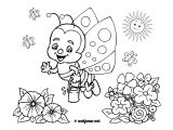 Coloriage Pour Le Printemps Coloriage204 Coloriage De Printemps A Imprimer Gratuit