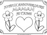 Coloriage Pour Les Maman A Imprimer 14 élégant Coloriage Anniversaire Maman Collection