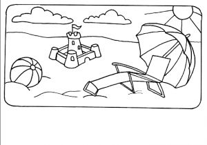 Coloriage Pour Les Vacances D'été Coloriage Ete