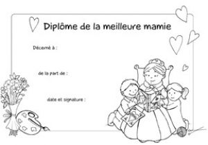 Coloriage Pour Ma Meilleure Amie Dipl´me De La Meilleure Mamie   Imprimer Et   Colorier Lors De La
