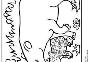 Coloriage Pour Maman Dessin   Colorier D Une Maman Tapir Et De son Petit Hugolescargot