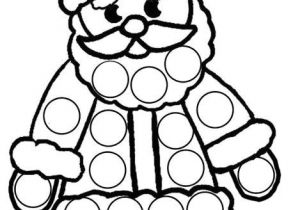 Coloriage Pour Maternelle à Imprimer Coloriage Père Noël Pour Grosses Gommettes