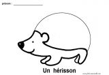 Coloriage Pour Maternelle Petite Section Graphisme Gs Et Ms Le Herisson Lignes Brisées