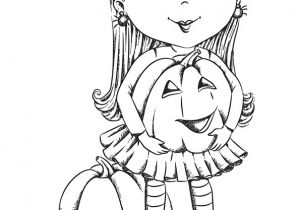 Coloriage Pour Petite Fille La Jolie Petite Fille Déguisée En Diablotin   Colorier