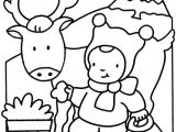 Coloriage Pour tout Petit Noel Coloriage Un Enfant Qui Donne   Manger   Un Cerf