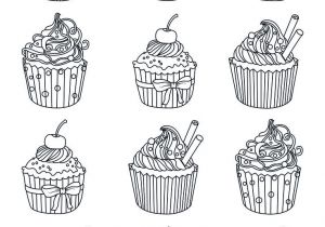 Coloriage Prénom Gratuit 24 Best Cup Cakes Coloring Pages Images On Pinterest