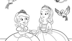 Coloriage Prin Coloriage Princesse sofia Et Ambre Anis Education