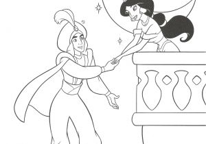 Coloriage Princesse Aladdin Coloriage Aladin Vient Chercher Princesse Jasmine Dessin