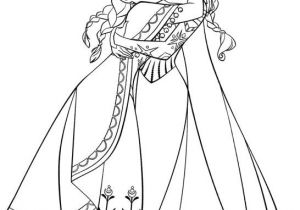 Coloriage Princesse Des Neiges à Imprimer Gratuit Coloriage Princesse Anna à Colorier Dessin à Imprimer
